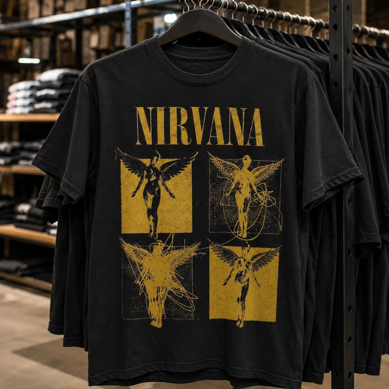 NIRVANA Heavyweight T-Shirt 220GSM | Men’s Women’s Premium 100% Cotton 3XL