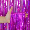 1/2/3Pack Glitter Party Backdrop Metallic Foil Tinsel Fringe Curtain Birthday Wedding Graduations Decoration Anniversary Photo. 5