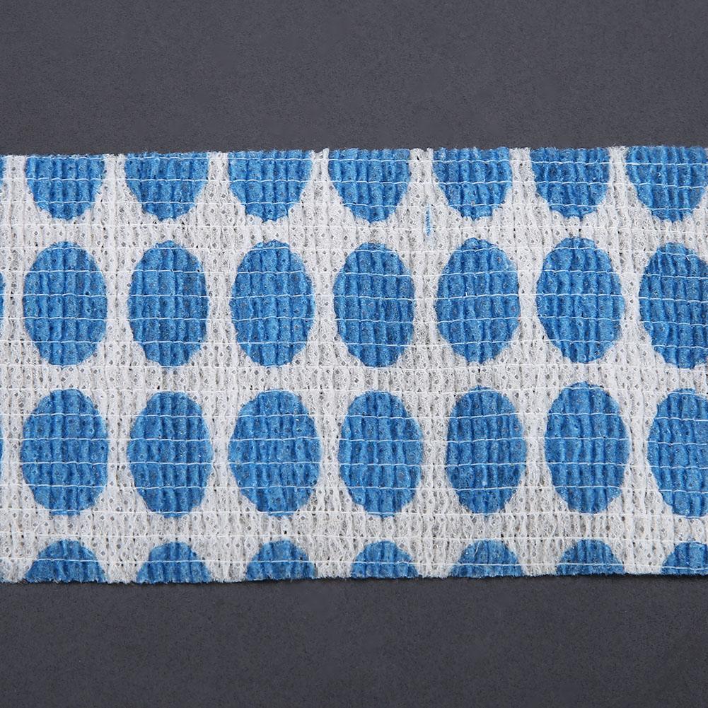 Self Adhesive Pet Bandage Breathable NOn Woven Cats Dogs Injury Elastic Body Wrap Blue