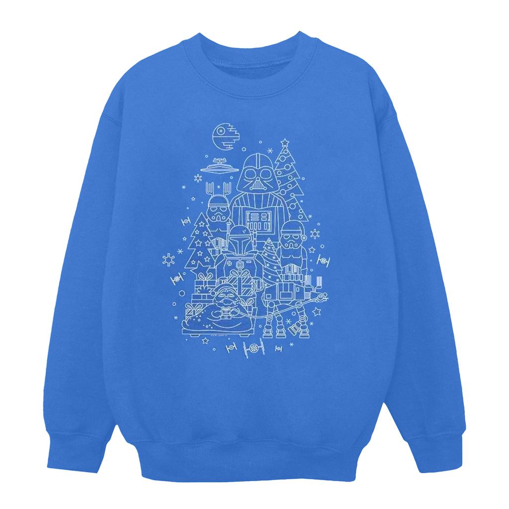 Star Wars Womens/Ladies Empire Christmas Sweatshirt