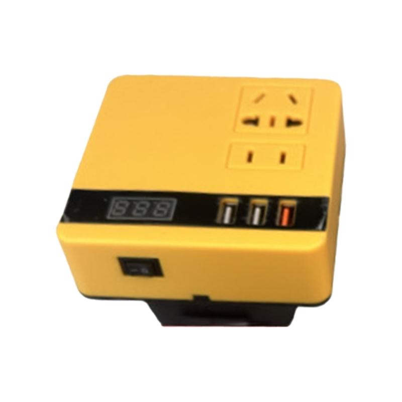 Easy Carry  Power Inverters Small  Power Station Generator Multifunction  Charger Adapter for Battery Converts for Travel & Home