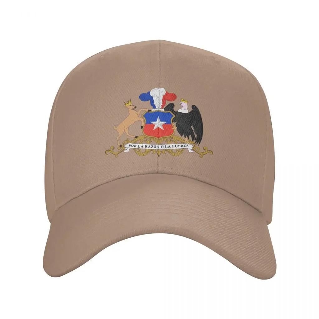 Personalized Coat Of Arms Of Chile Baseball Cap Sun Protection Unisex Womens Adjustable Chilean Flag Dad Hat Spring Snapback