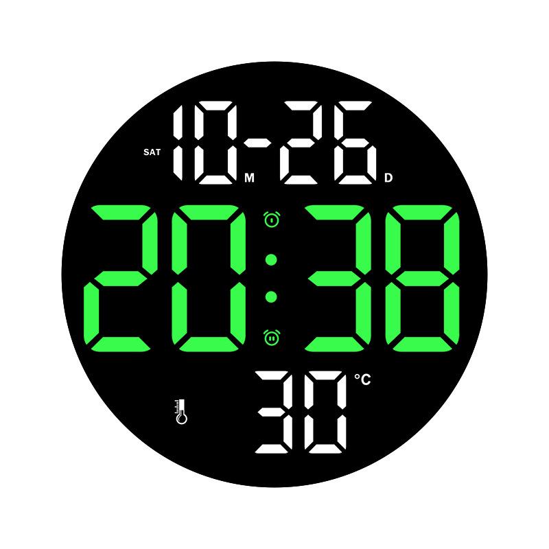 

Simple Multifunctional Wall Clock Living Room LED Electronic Clock Large Font Clock Fashion Alarm Clock