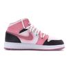 Jordan Air Jordan 1 811 Manufacturing, Love Confession High top Vintage Basketball Shoes Women's Pink Black White DQ8423-616(Team80-)