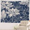 Abstract Modern Aesthetic Tapestry, Simple Dot Neutral Tones Wall Art Hanging Decoration Polyester Fiber White Ruffled Around