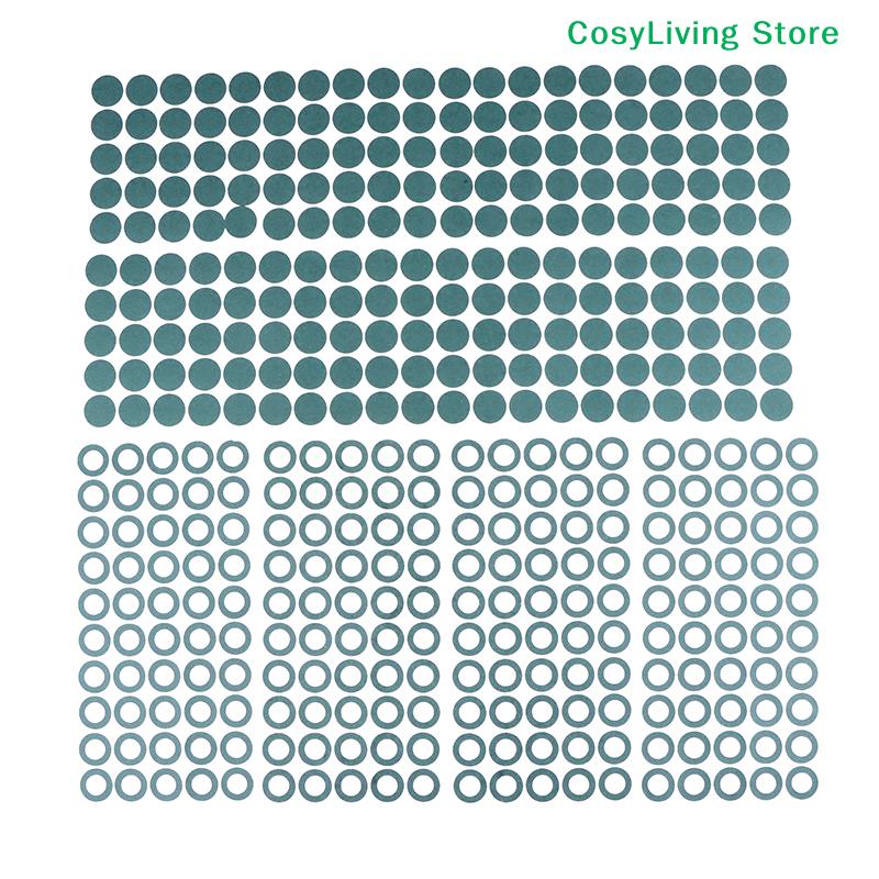 200Pcs Self-Adhesive Electrical Insulation Pad Rings 18650 21700 26650 32650 Battery Insulating Gasket Li-ion Battery Insulation