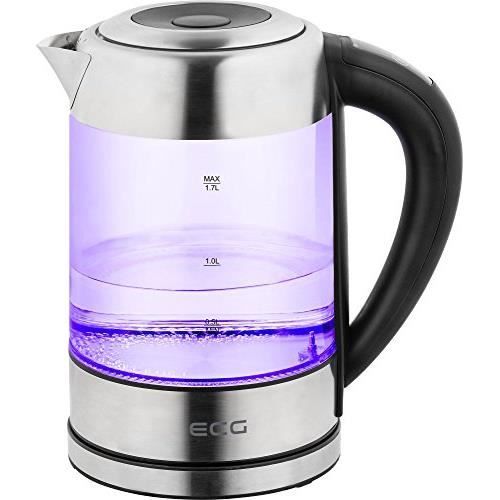 ECG RK 1777 - Bouilloire électrique - écran LED - variation de couleur - 1.7L - 2000W
