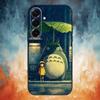 H- Anime Cute Totoroes Phone Case For Samsung Galaxy A73,A72,A71,A70,A53,A52,A51,Others Soft Black Cover