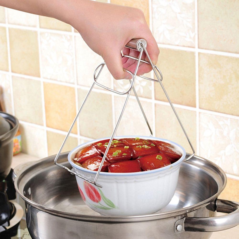 Tool Dish Holder Pliers Tool Plate Tong Hot Dish Clamp Hot Bowl Clip Pot Gripper Clamp Gripper