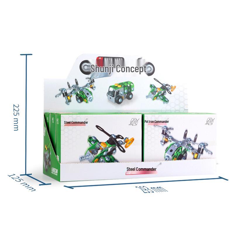 3D Metal Assembly Puzzle Model for Kids: Educational DIY Toy for Ages 6-10