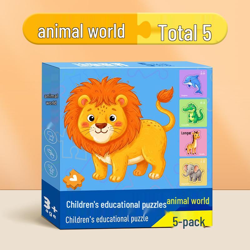 In Stock: Early Education Cognitive Puzzle Cards for Toddlers