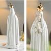Rosa Fatima Icona Madonna Chiesa Cattolica Famiglia Statue in Ceramica Regali e Ornamenti