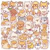 50Pcs DIY Sticker Self-Adhesive Waterproof Clear Printing PVC Cartoon Doggy Pattern Scrapbook Notepad Graffiti Sticker Kids Gift
