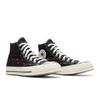 Converse Chuck 70 Embroidered Lips High 'Love Me - Black' (Unisex) Black / University Red / Egret Canvas Shoes A01600C