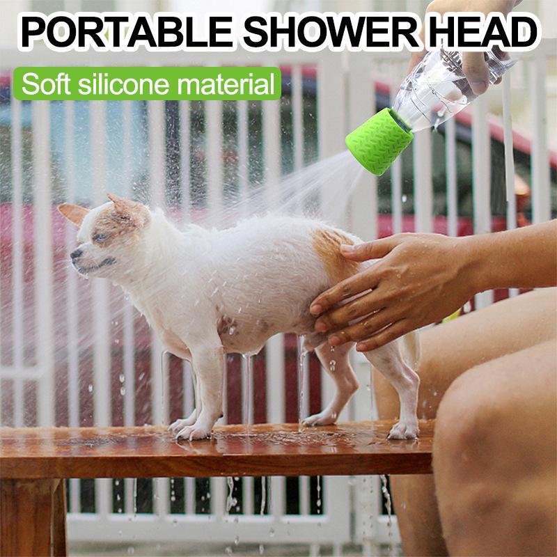 HOT Selling Portable Silicone Pet Shower Head Cleaning Shower Head Outdoor Silicone Pet Shower Head