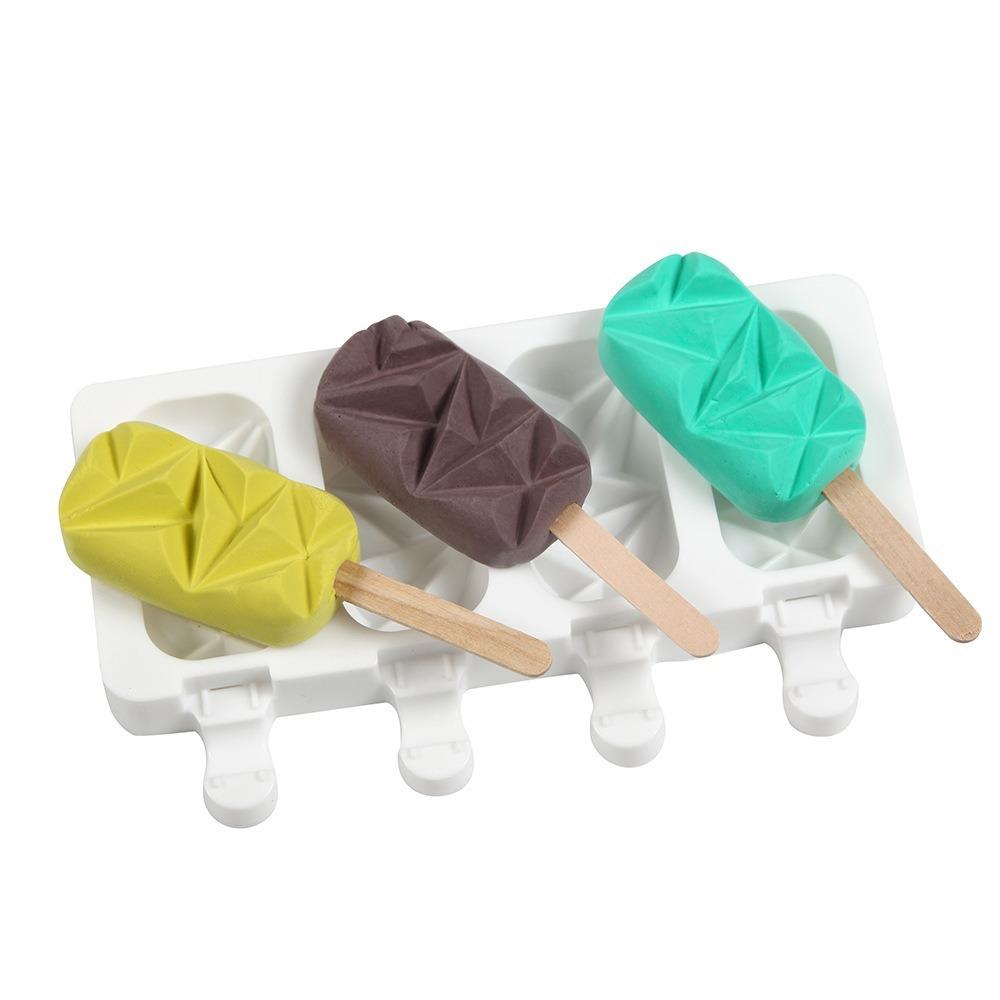 Ice Cream Silicone Mold Summer Popsicle Mold Ice Pop Maker Fruit Juice Freezer Ice Tray Popsicle Mold Cake Tools