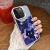 Cute Cartoon Cat Case for iPhone 17 Air 16e 14 15 16 Plus 11 12 13 Pro Max Soft Shell