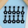 10Pcs Cute Little Flower Zipper Head For #3 Nylon Zippers Suitable For Home Sewing Diy Handmade Zipper Replacement