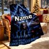 Custom Name Personalized Ghostbusters Print Blanket, Home Decor, Bedroom, Sofa, Camping, Couch, Gifts for Birthday Christmas
