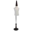 2 Years Kids Mannequin Dress Form with Wooden Base Half Body Easy To Assemble Linen Child Mannequin Torse for Window Counter Studio Clothing Store Dis