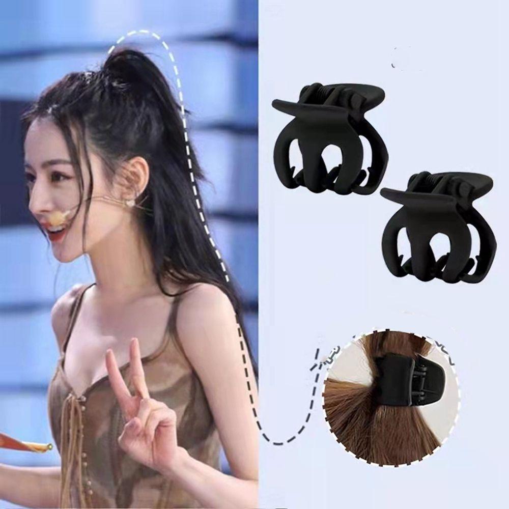 Color Pumpkin Hairpin High Ponytail Fixed Clip Girls Hairpin Small Hair Claw Korean Style Hair Clip