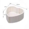 Baby Bed Set Heart Shape Box Vintage Wooden Basin Newborn Posing Gear Safe Photo Shooting Accessories For Newborn Portrait Props