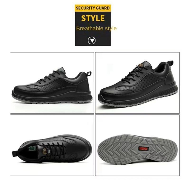 Insulated 10kV Safety Shoes Men's Anti-Smashing and Anti-Penetration Winter Fleece-lined Mid-Sole Safety Shoes Insulated Shoes