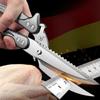 1PC Strong Split Chicken Bone Scissors, Household Stainless Steel Scissors for Chicken, Duck and Goose Bones, Multi-functional Kitchen Scissors