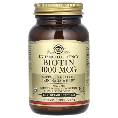 Biotin, 1,000 Mcg, 250 Veggie Capsules
