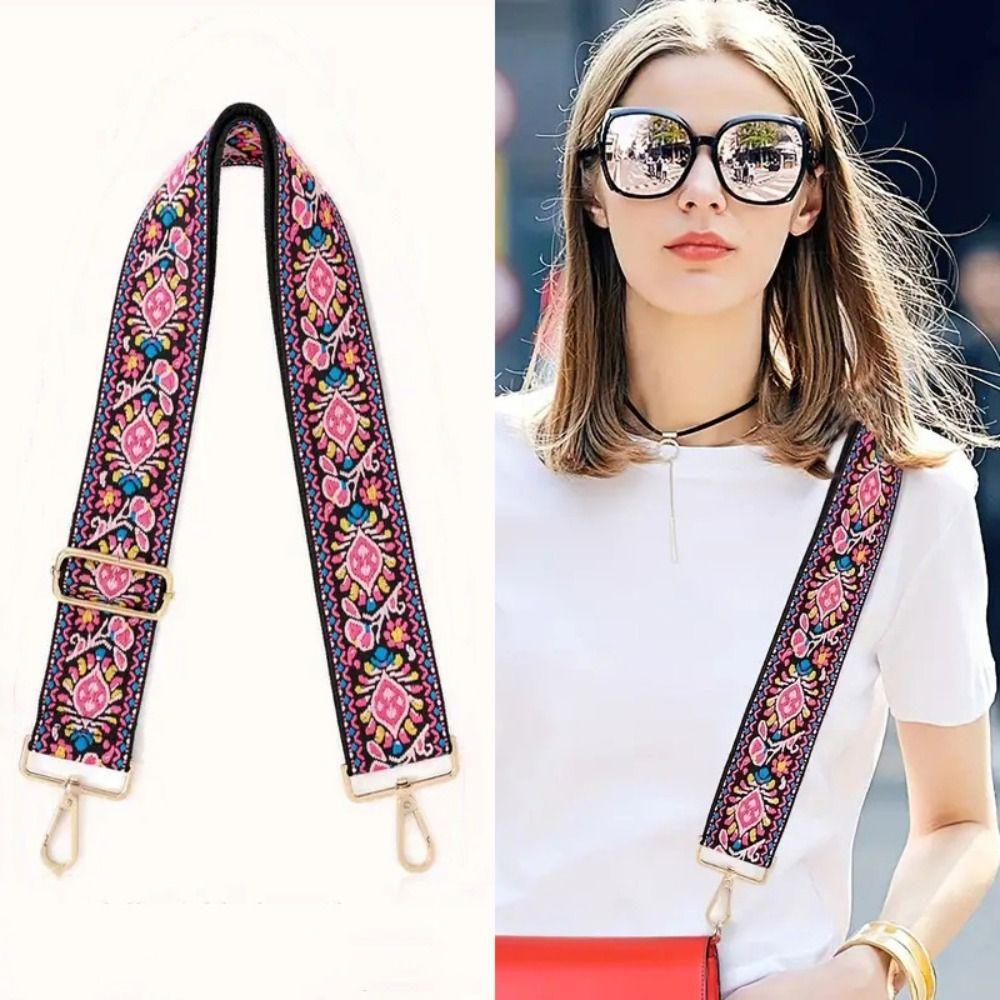 Nylon Crossbody Bag Strap Detachable Adjustable Shoulder Bag Belts Replacement Diamond Pattern Messenger Bags Strap