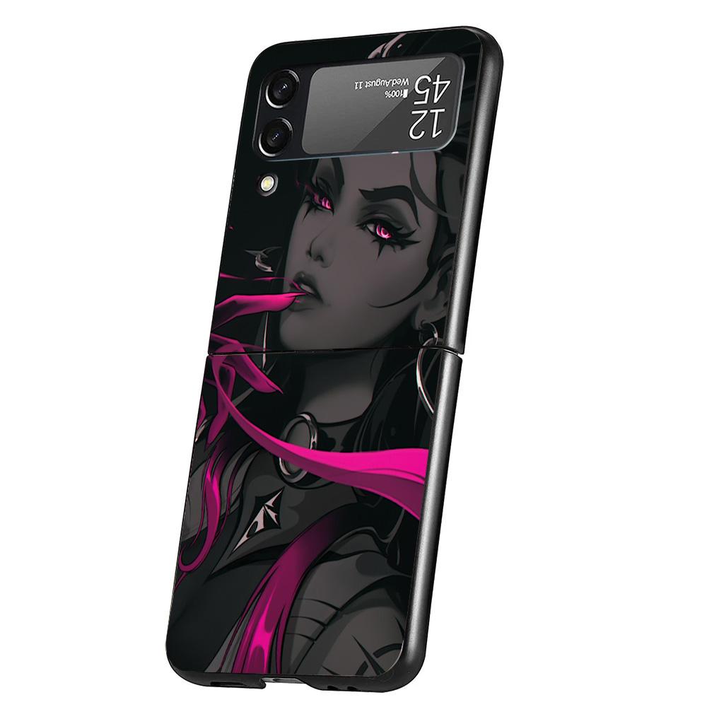 

Valorant Game Cool Cover Phone Case For Samsung Galaxy Z Flip 7 6 5 4 3 5G Flip7 Flip6 Flip5 Flip4 Flip3 Black Fundas Shell Gala Samsung Z Flip 7