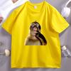 Funny Monkey Thinking Meme T Shirt Unisex Unisex Vintage Short Sleeve Round Neck Tshirt Male Designer Clothes Animal Lover Tees