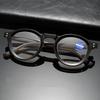 Retro Oval Women Reading Glasses Vintage Round Frame Men Far Sight Glasses Personalized Anti Blue Light Presbyopia Glasses