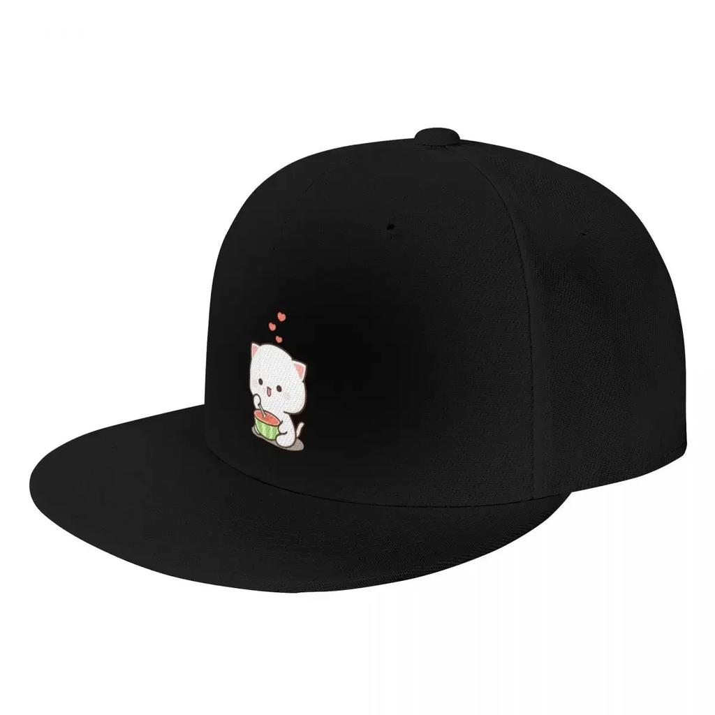 Mochi Mochi Peach Cat Long Baseball Cap Luxury Brand Anime Hat Luxury Hat Hats For Unisex Womens