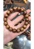 Natural Lightning-Struck Wood Buddha Bracelet, 108 Round Beads, 6-12mm Unisex Multi-Strand or Single-Strand