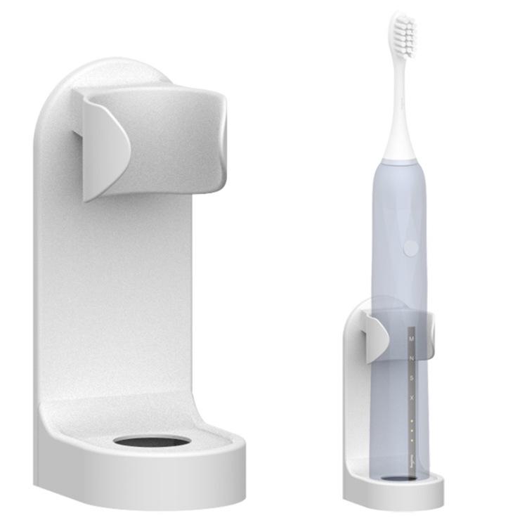No-Drill Wall-Mounted Electric Toothbrush & Cup Holder with Suction Cup