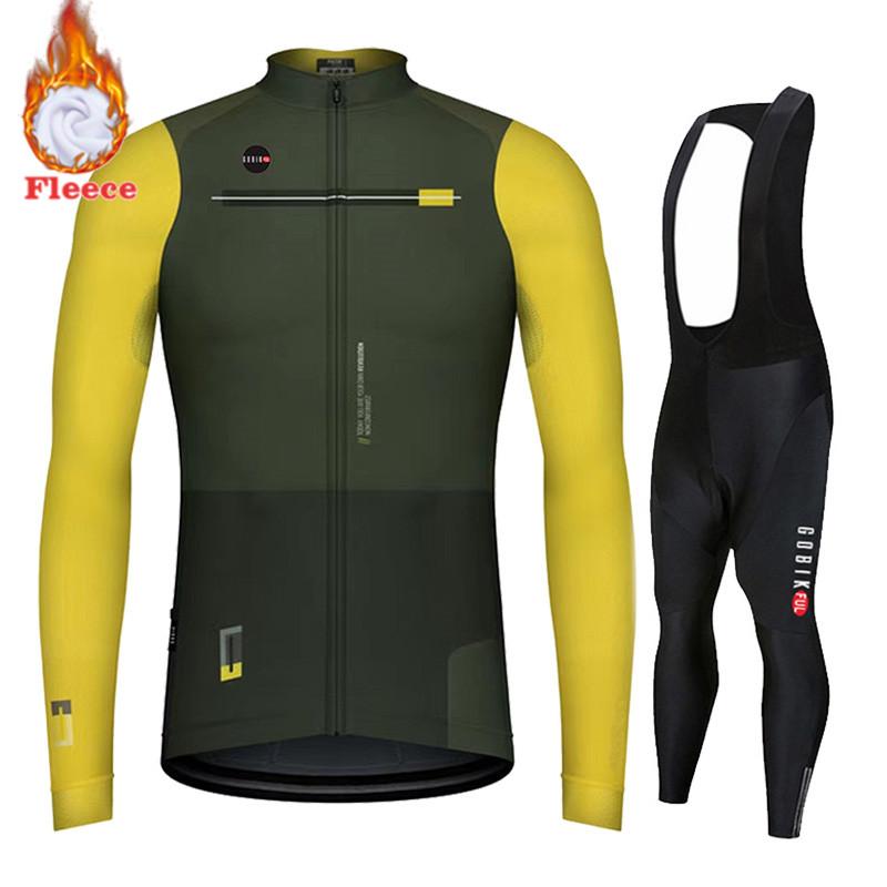 Vêtements de cyclisme d'équipe de course, Hiver, 2026 Ensemble de vêtements de cyclisme en laine pour homme, Ensemble de maillot de VTT Ciclismo