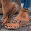 New Style Plus-size Shoes - Casual Beach Wedge Heels for Women - Flip-flops