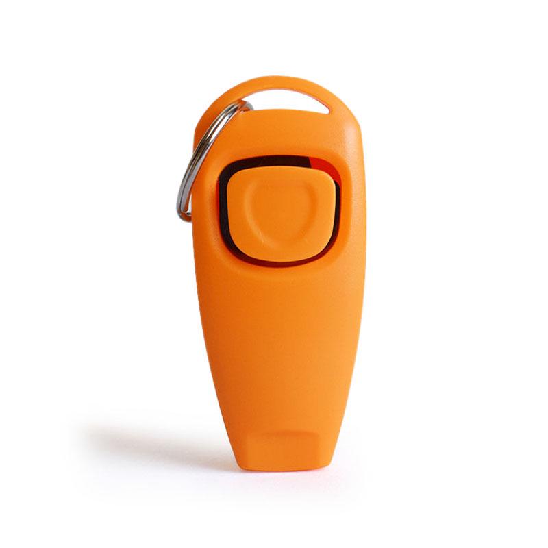 Pet Training Whistle & Clicker: Multi-Functional Dog Trainer with Keychain.