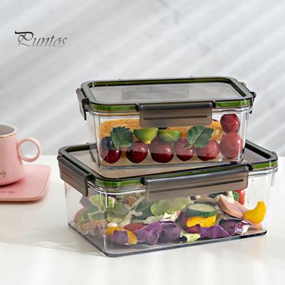 Food Storage Container Sealed Box with Lid BPA-Free Leak Resistant Stackable Design Transparent Storage Box Food Sealing Jar