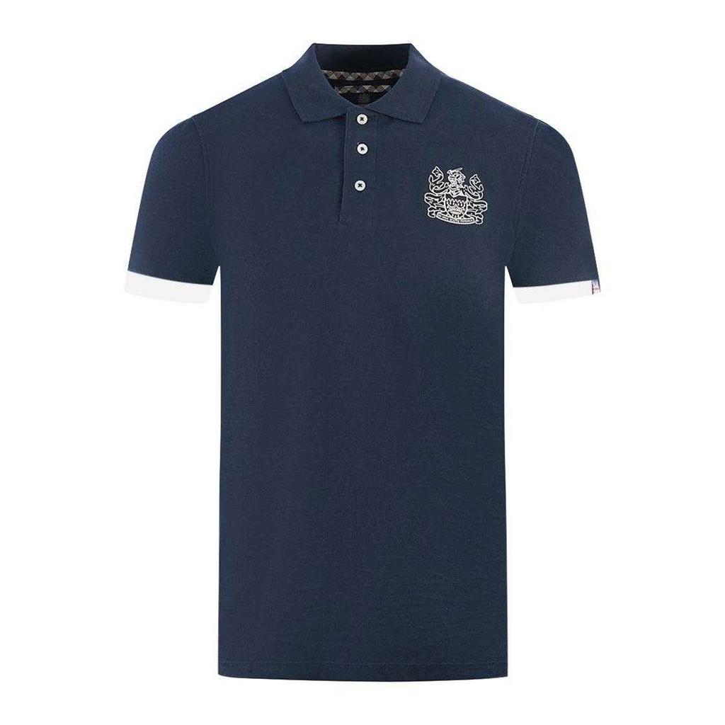 Aquascutum Unisex Adult Branded Collar Polo Shirt