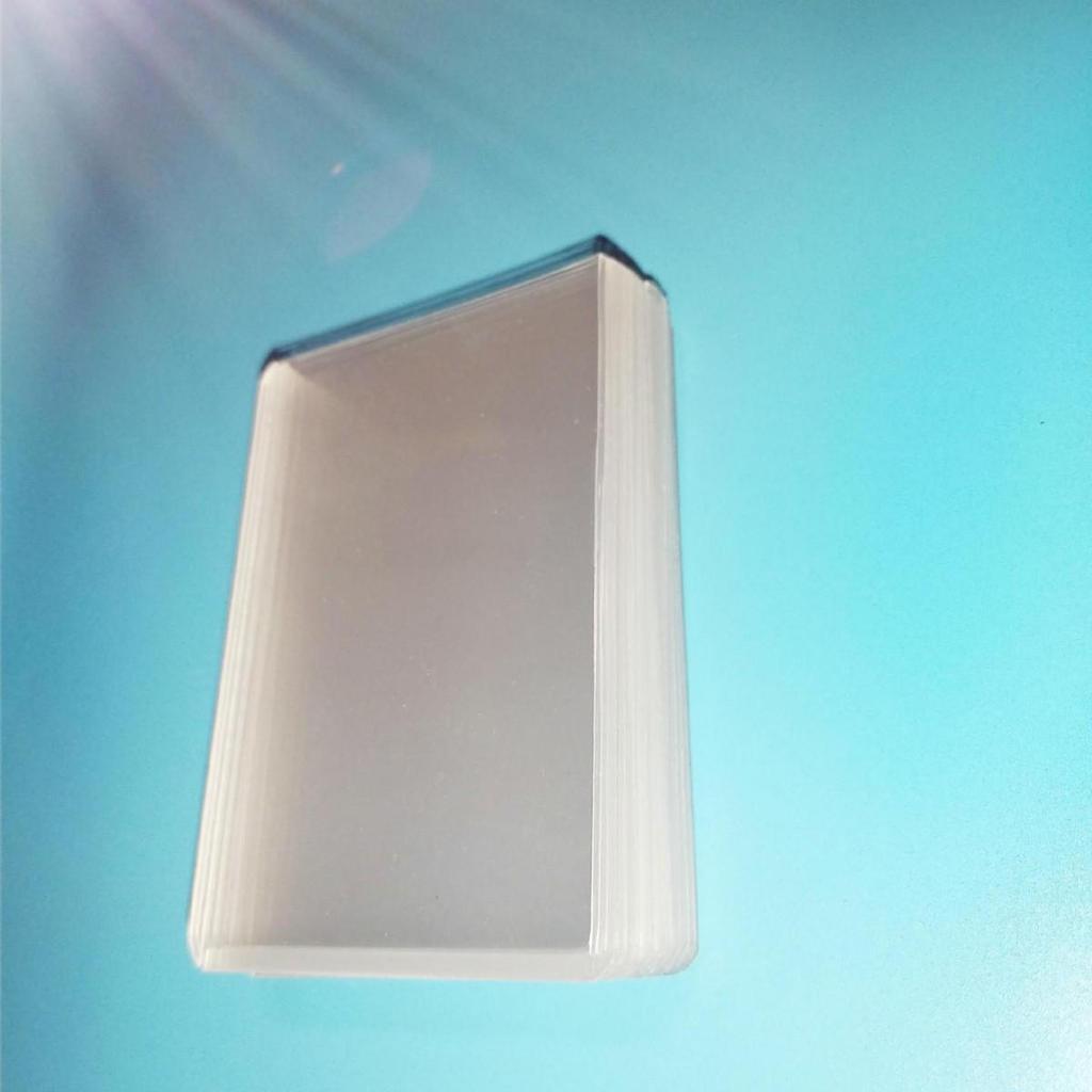 B8 Double-Sided Transparent 3-Inch Photo Card Sleeve for Small Card Protection
