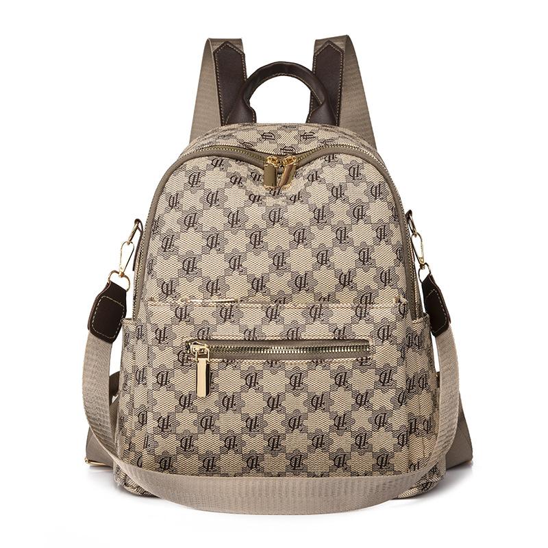 

Рюкзак Женская мода Повседневная дорожная сумка Женский рюкзак хаки