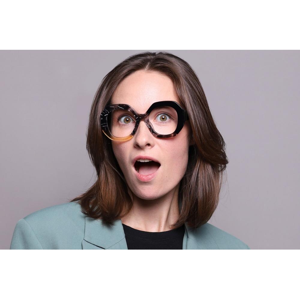 Full Rim Oval Black Grey Tortoise Smartbuy Collection Ursuline Wa258752 04 Fashion Unisex Eyeglasses