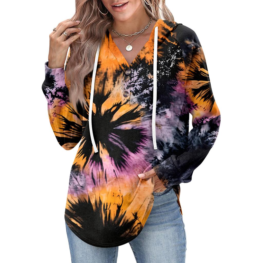 Women's Fashion Women's Lightweight Long Sleeve Pullover With Pockets Preppy Graphic Hoodie