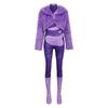Zootopia Shaki Sheep Cos Fur Purple Singer Stage Suit Halloween Cosplay Suit Shakira
