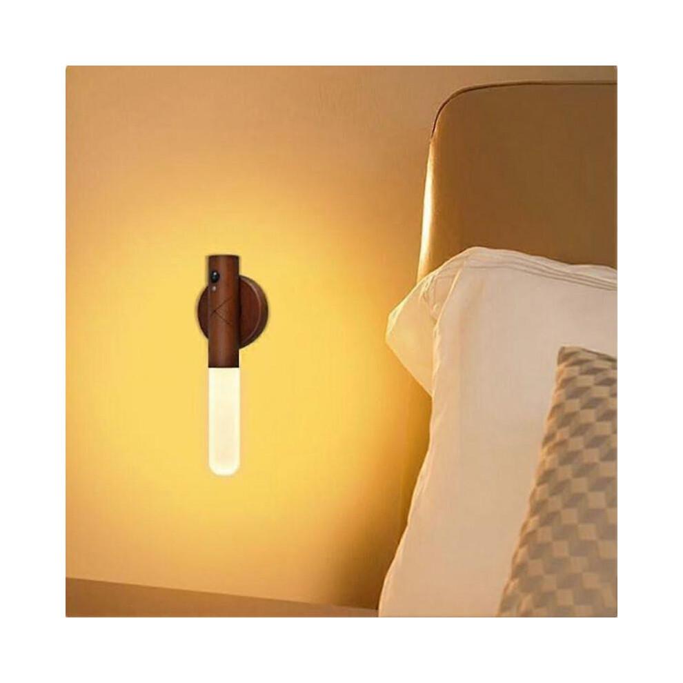 Motion Sensor Night Light Stepless Dimming Usb Rechargeable Magnetic Led Wall Light Wall Lamp for Bedroom Stair Hallway Kitchen