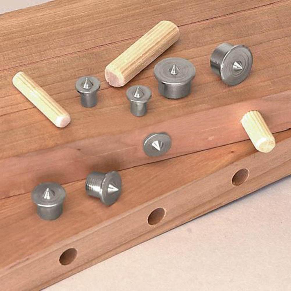 Hole Tenon Center Set Wood Timber Marker Dowel Centre Point Pin Set High Quality