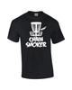 Chain Smoker Funny Disc Golf Tree Chains Mens Short Sleeve T-Shirt Graphic Tee