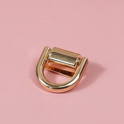 2 Stück D-Ring-Taschen-Seitenclip-Schnallen, Schrauben-Handtaschen-Kettengriffe, Verbindungsstück-Aufhänger